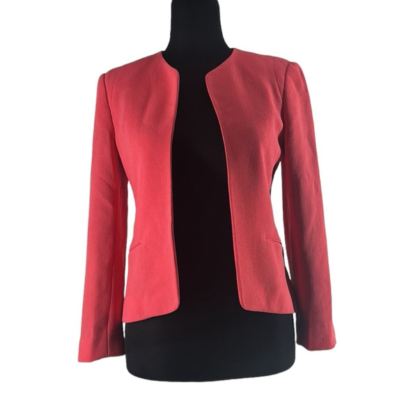 Aritzia Wilfred blazer Exquis Crepe Open Front Blazer Jacket pink Size 2 - Picture 2 of 15